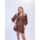 Rochie cu volanase si cordon